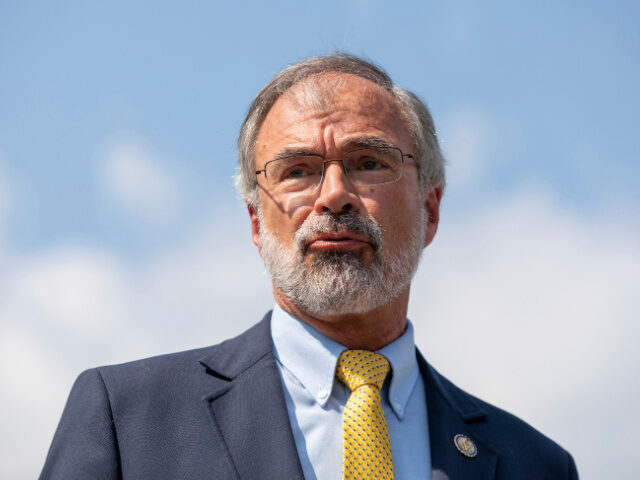 FILE - U.S. Rep. Andy Harris, R-Md., is seen in this Aug. 23, 2021 file photograph discussing an infrastructure bill during a news conference on Capitol Hill in Washington. Harris faces Democrat Heather R. Mizeur and two third-party candidates in his reelection race for Maryland's 1st Congressional District seat on …