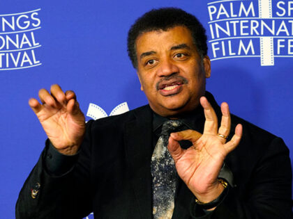 Astrophysicist Neil deGrasse Tyson poses at the premiere of the film "80 for Brady" at the Palm Springs International Film Festival, Friday, Jan. 6, 2023, in Palm Springs. (AP Photo/Chris Pizzello)