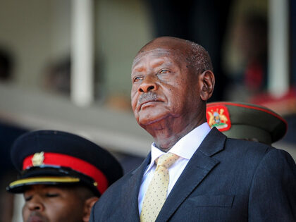 Uganda's President Yoweri Museveni attends the state funeral of Kenya's former president Daniel Arap Moi in Nairobi, Kenya on Feb. 11, 2020. The United Nations' human rights office in Uganda will close this weekend after the east African country decided not to renew an agreement allowing it to operate, the …