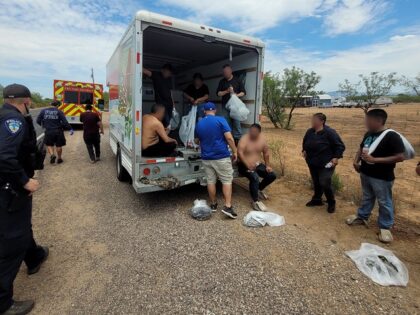 Tucson Sector Agents Find Migrants Locked in U-Haul Trailer. (FILE: U.S. Border Patrol/Tucson Sector)