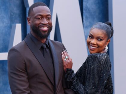 BEVERLY HILLS, CALIFORNIA - MARCH 12: Dwyane Wade and Gabrielle Union attend the 2023 Vanity Fair Oscar Party Hosted By Radhika Jones at the Wallis Annenberg Center for the Performing Arts on March 12, 2023 in Beverly Hills, California. (Photo by Jemal Countess/GA/The Hollywood Reporter via Getty Images)