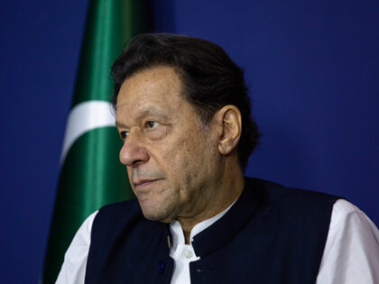 Imran Khan, Pakistan's former prime minister, during an interview in Lahore, Pakistan, on Friday June 2, 2023. Khan said Pakistan's military establishment wanted to stop his opposition party from winning the next election, paving the way for a weak government as the country seeks to stave off a financial crisis. …