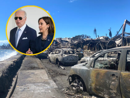 Joe Biden, Kamala Harris, Maui wildfires in Hawaii 8/2023