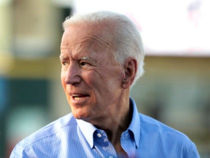 Former Vice President of the United States Joe Biden at the Fourth of July Iowa Cubs game at Principal Park in Des Moines, Iowa.